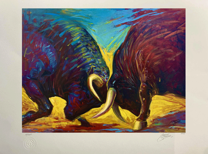 Clash of Titans - Fine Art Print