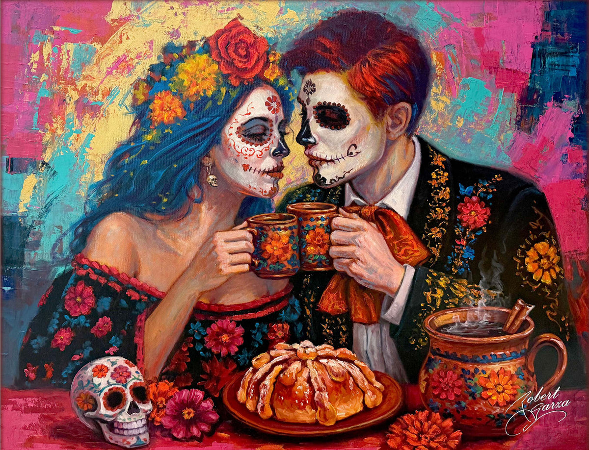El sabor que Trasciende 24"x30" Oil & Acrylic on Canvas