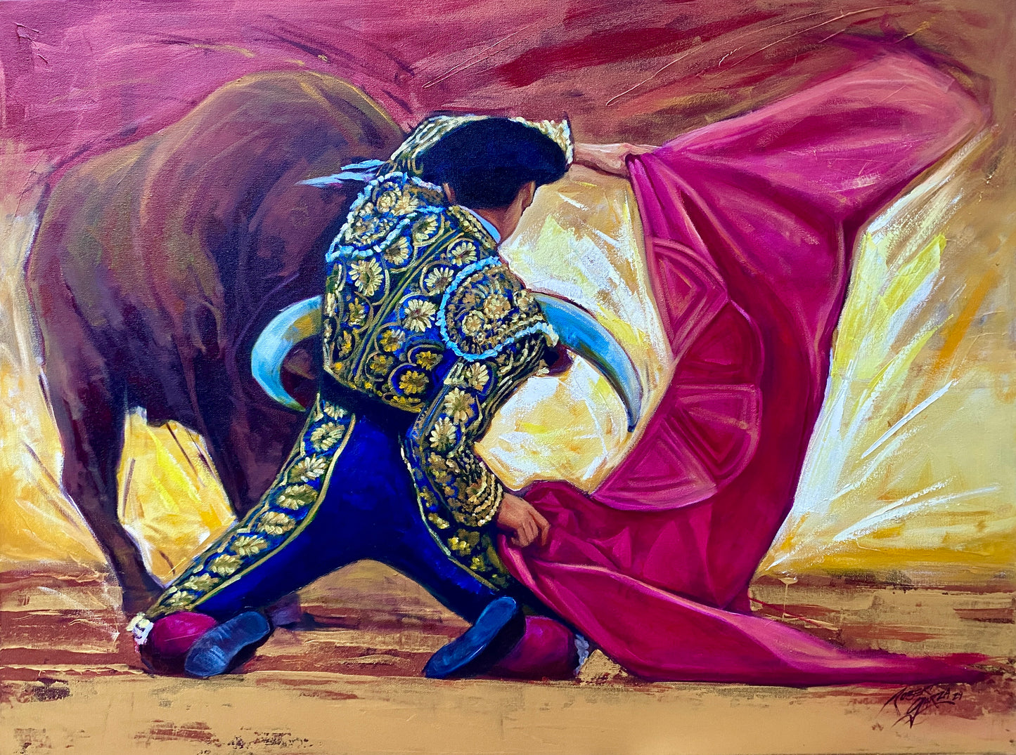 Porta Gayola - 30x40" Acrylic & Oil on Canvas