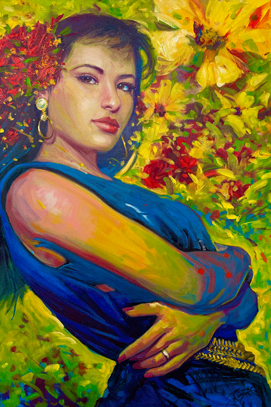 Selena Lives 24"x36” Oil on Canvas