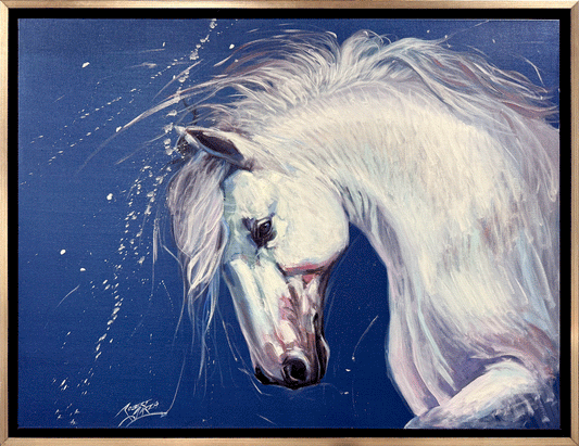 Starlight 30"x40" Acrylic & Oil on Canvas