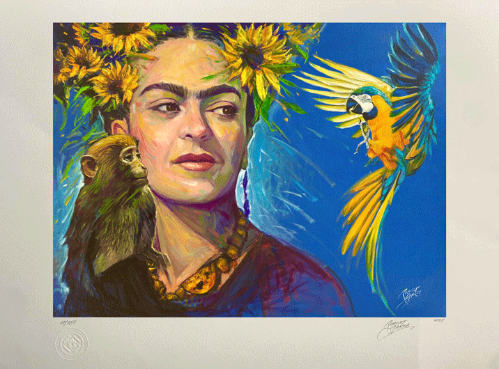 Sunflower Dreams of Frida - Fine Art Print