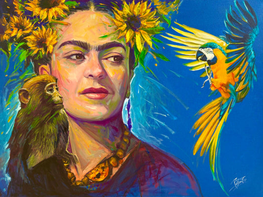Sunflower Dreams of Frida - Fine Art Print