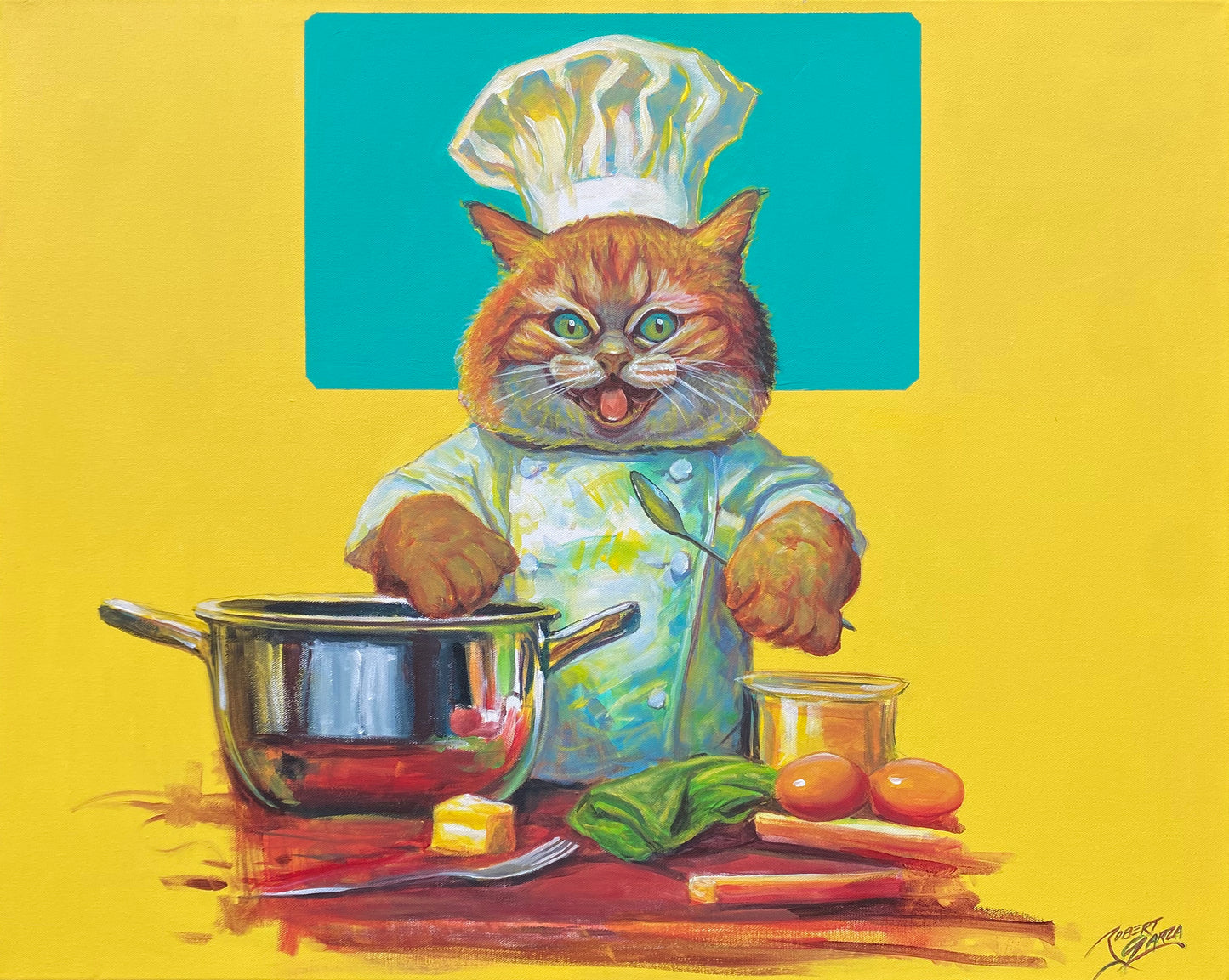 The Chef's Whiskers - Fine Art Print