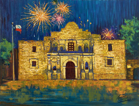 Alamo: 4th of July - Fine Art Print