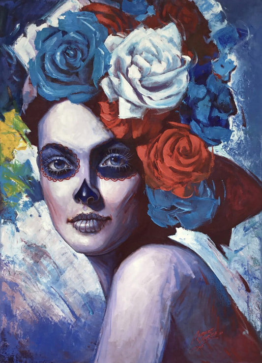 Beautiful Ghost Under Moonlight - Fine Art Print