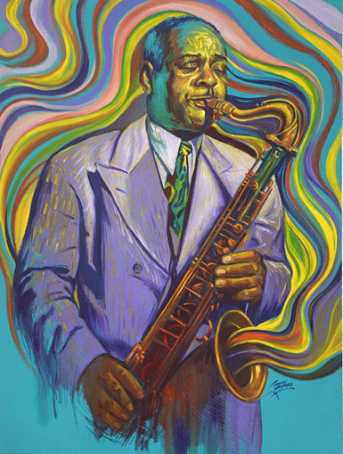 Coleman Hawkins - 36" x 48" - Oil on Canvas