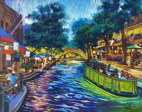 Colorful Riverwalk - Fine Art Print