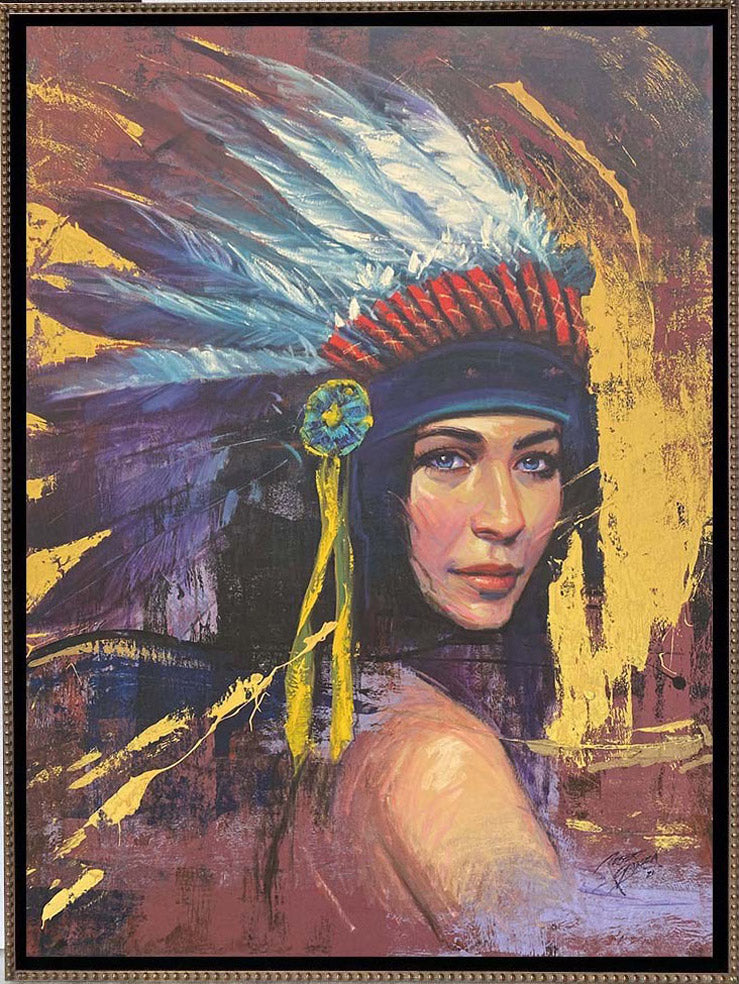 "Dakota" - 36" x 48" - Mixed Media on Canvas