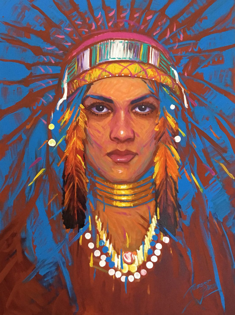 Indian Woman - Fine Art Print