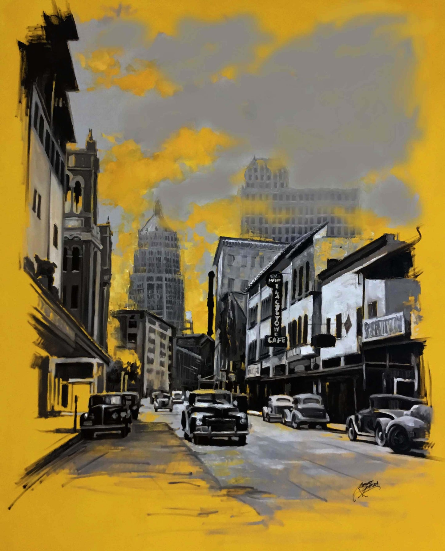 Memories of Old Houston St. (San Antonio) - Fine Art Print
