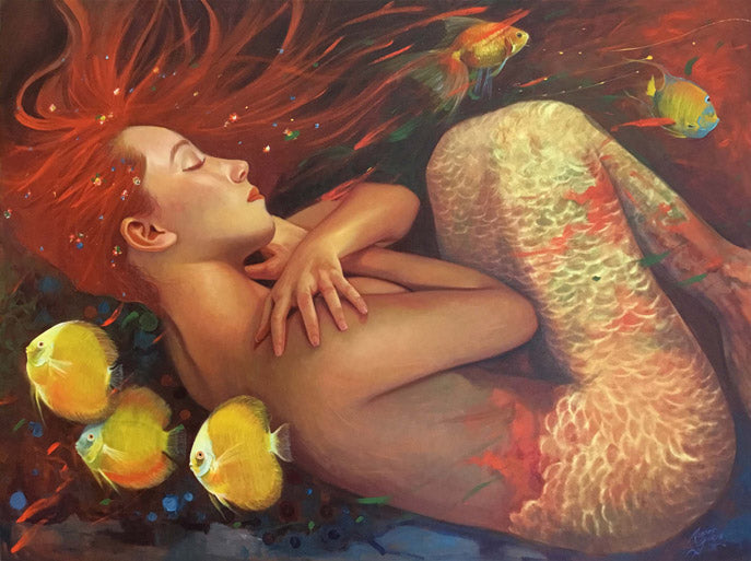 Mermaid Sea Siren - Fine Art Print