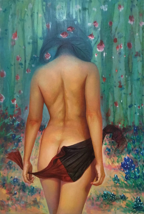 Nature - 40" x 57" - Mixed Media on Canvas