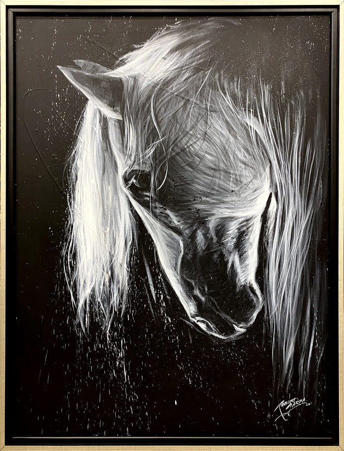 "Rain on Me" - 38.5" x 50.5” - Acrylic on Canvas