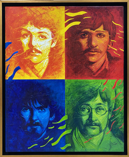 The Beatles - 30" x 40" - Oil on Canvas