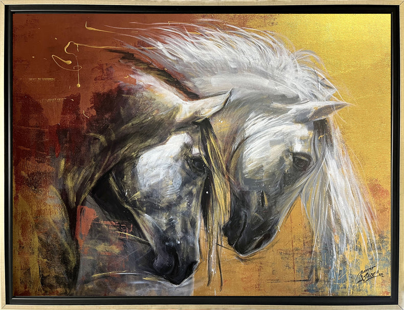 "Together 'till the End" - 38.5" x 50.5” - Acrylic on Canvas