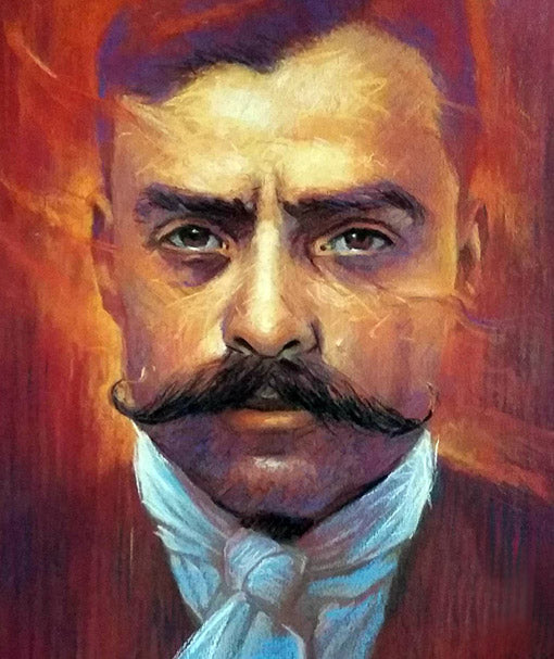 Zapata - 17" x 21" - Colored Pencil on Acid Free Cardboard