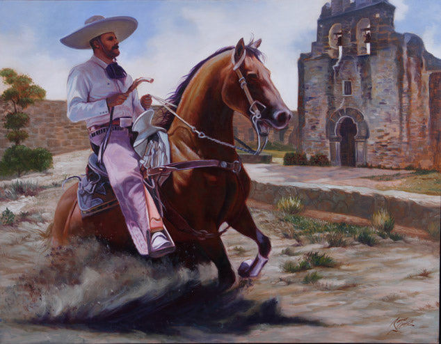 Mission La Espada - 48" x 36" - Oil on Canvas