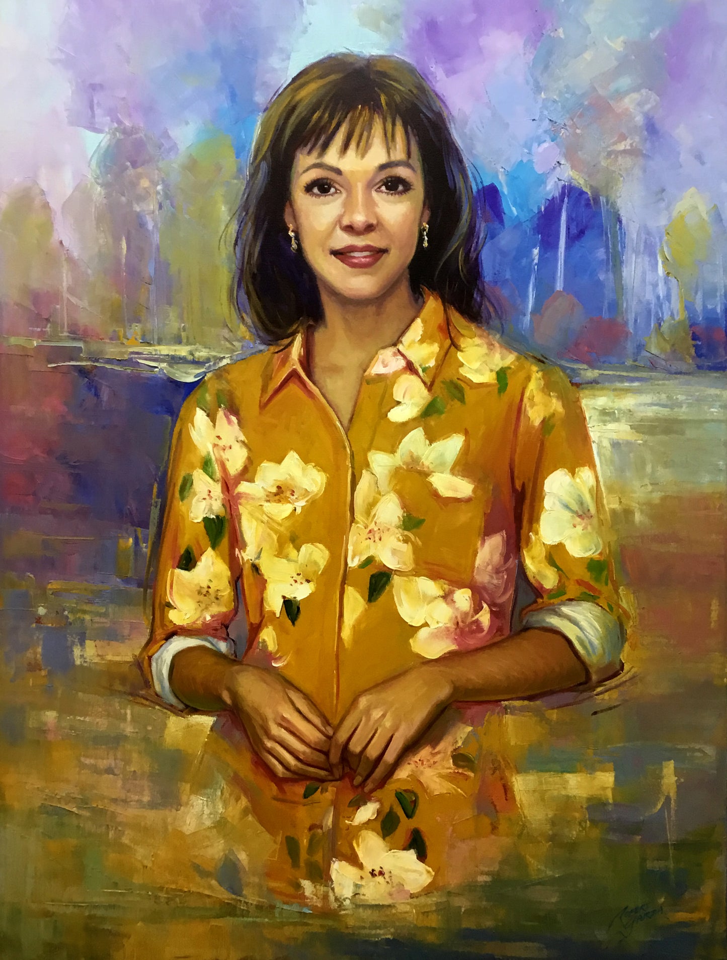 Hand Painted Oil Portrait Commission