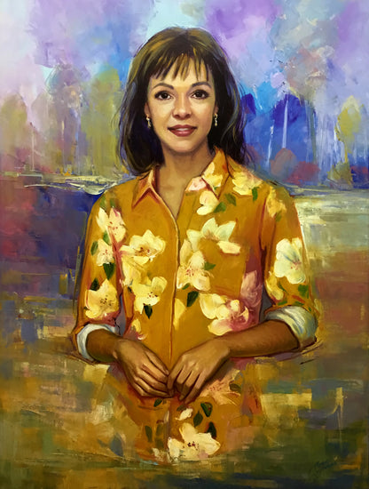 Hand Painted Oil Portrait Commission
