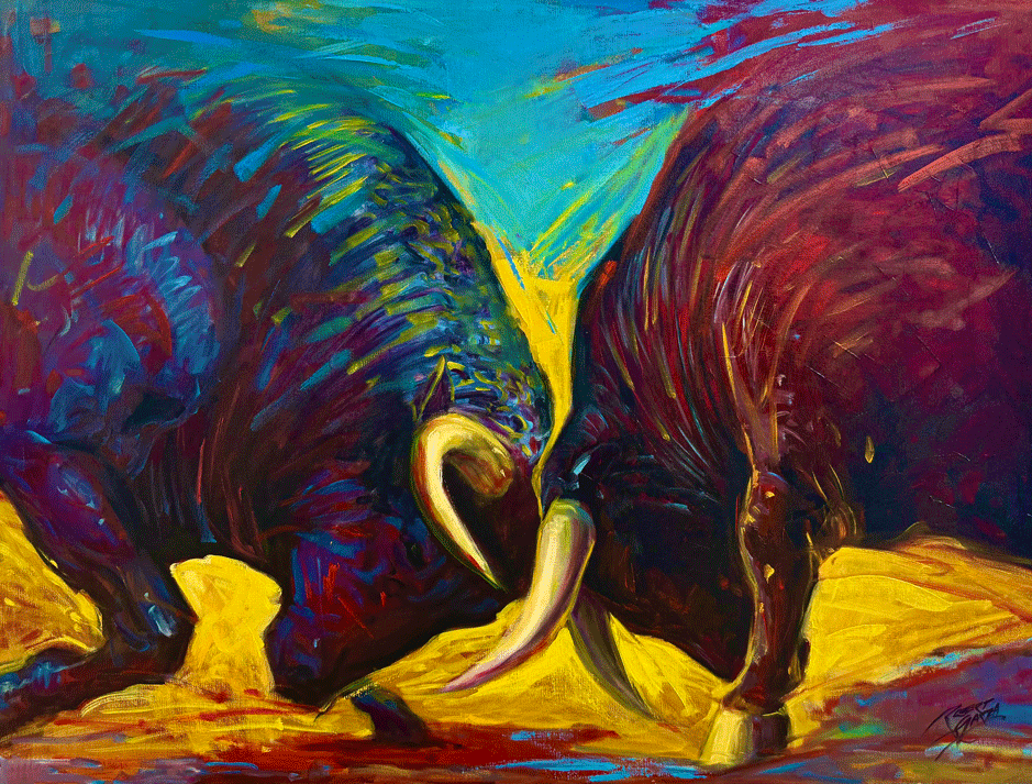 Clash of Titans - Fine Art Print