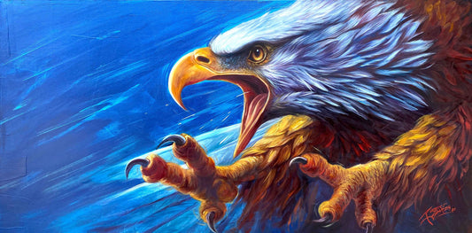 Eagle's Pursuit - Fine Art Print