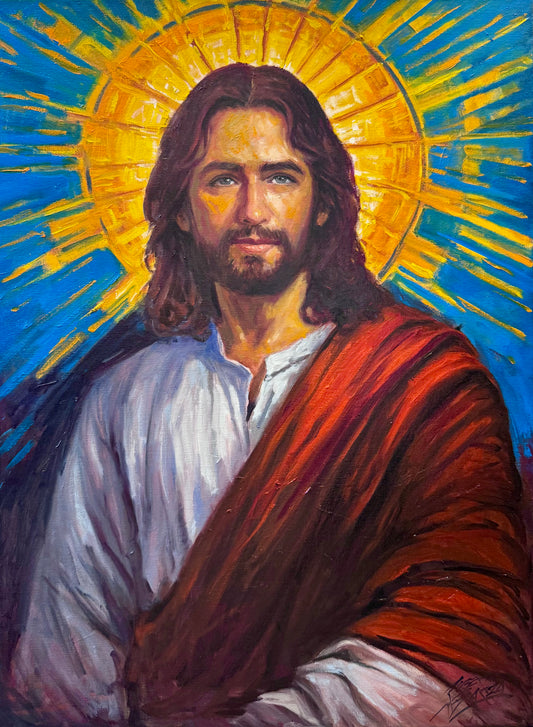 Jesús Speaks 18” x 24” Oil on Canvas