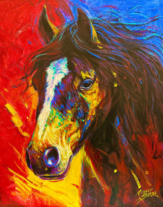 Wildfire  Spirit 30” x 24” Acrylic on canvas $ 2,520