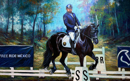 Hand Painted Oil Portrait Commission