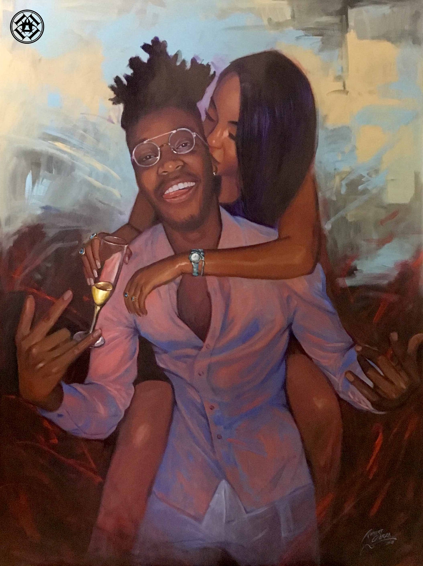 Hand Painted Oil Portrait Commission