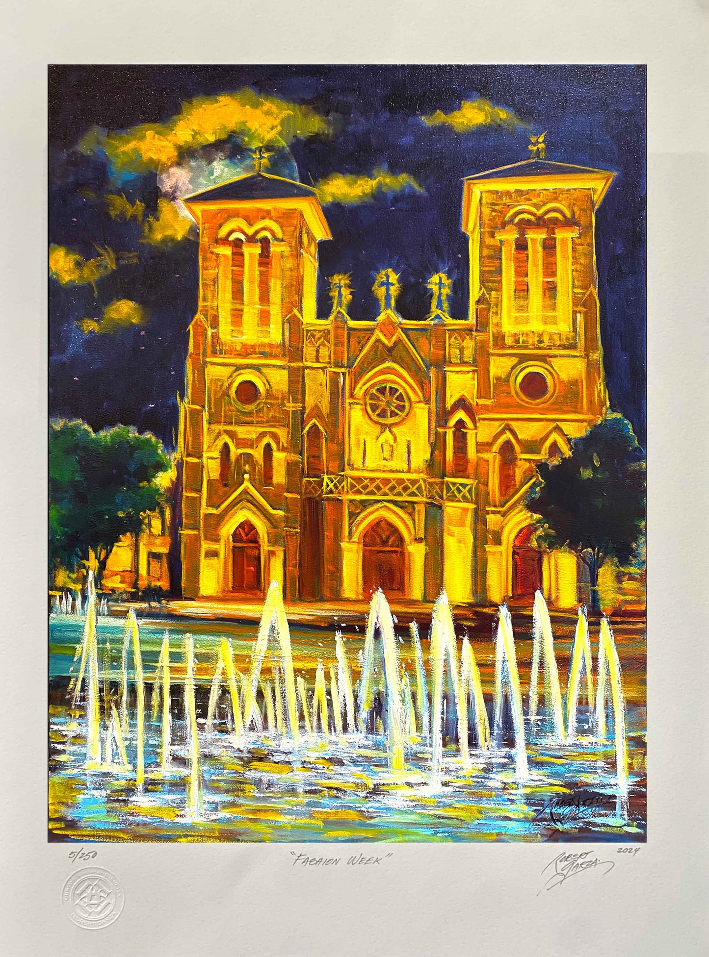 San Fernando Cathedral Fountains - Fine Art Print