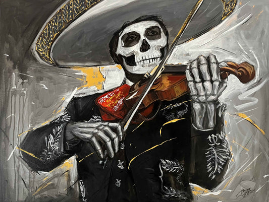 Sonata de los Muertos - 30 x 40" Acrylic on Canvas