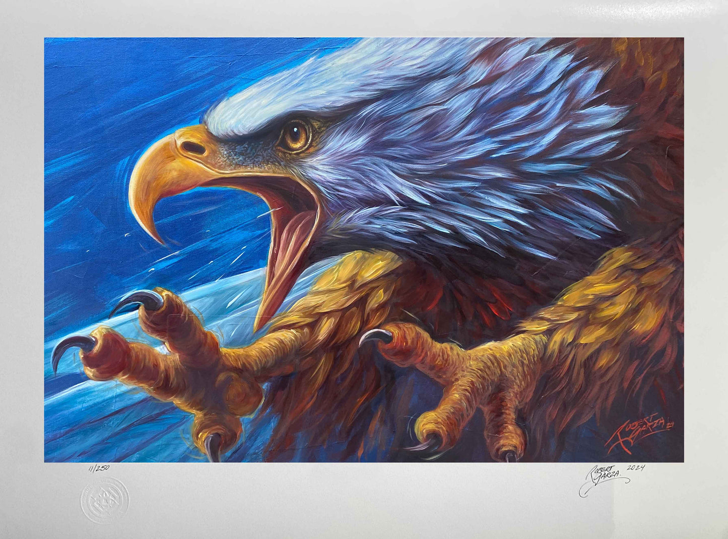 Eagle's Pursuit - Fine Art Print