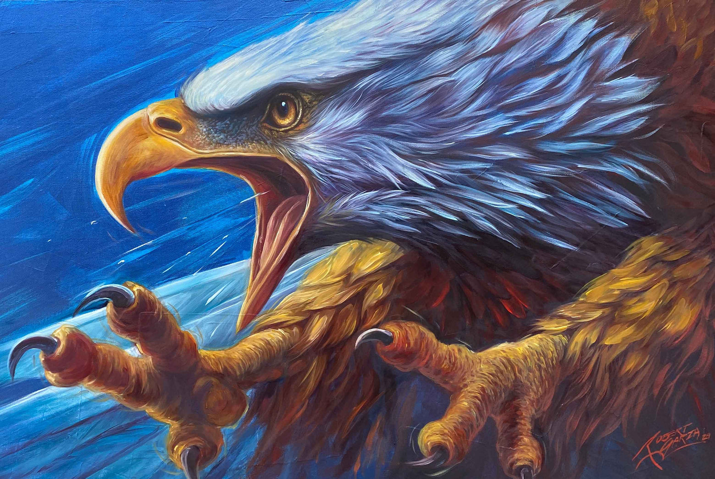 Eagle's Pursuit - Fine Art Print