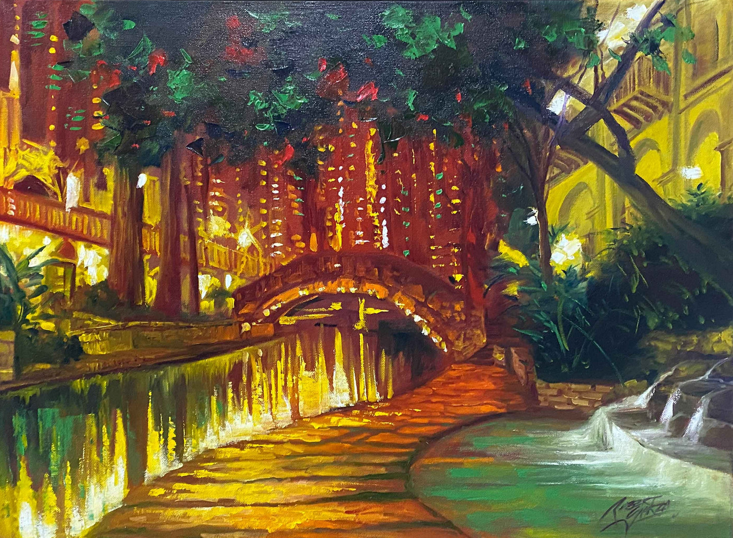 Golden Riverwalk - Fine Art Print