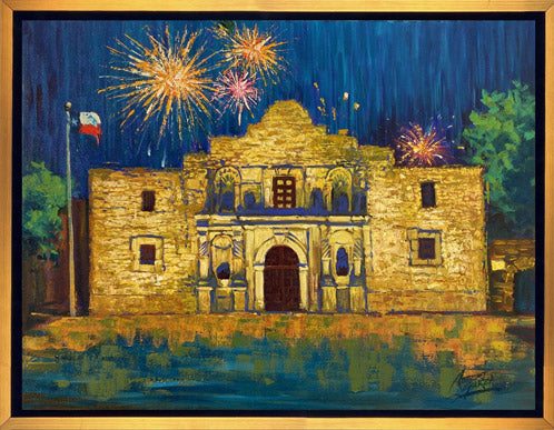 Alamo: 4th of July - 18" x 24" - Acrylic on Canvas