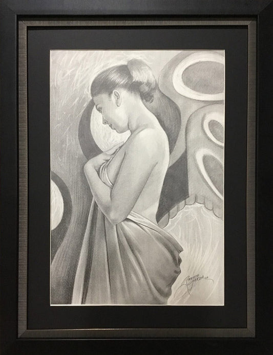 Angel - 27x34” Pencil on Paper