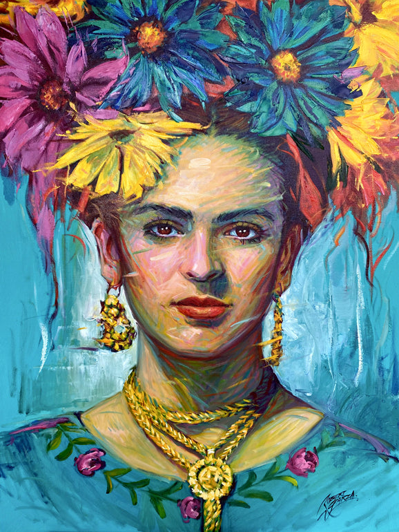 Frida Floral - Fine Art Print