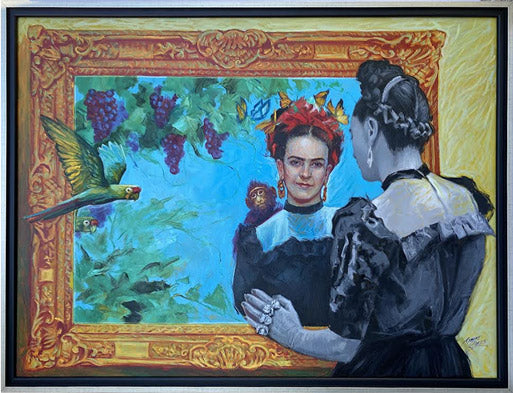 "Reflections of Frida's Soul" - 48" x 36" - Oil on Canvas