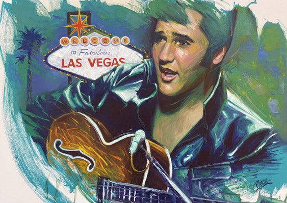 Viva Las Vegas - 40x30” Oil on Canvas